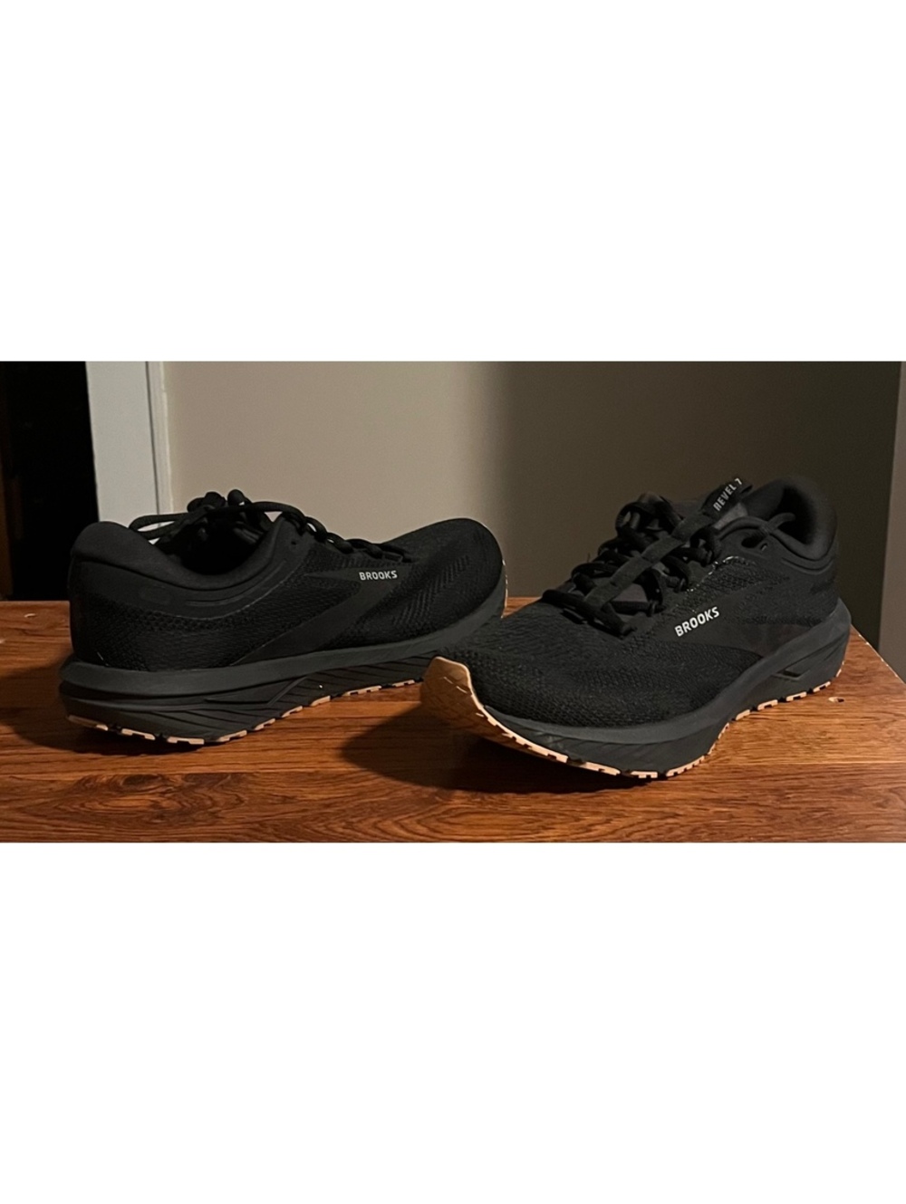 Brooks Revel 7 Black Running Shoes Men's Size 12